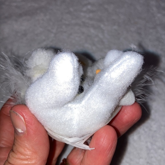 Bradford editions snow flake angel babies birds of a feather feather ornament - Picture 3 of 6